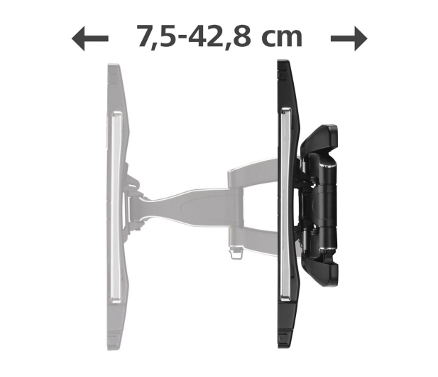 Hama Uchwyt LCD/LED PREMIUM VESA 800x400 fullmotion 2 ramiona - 1517004 - zdjęcie 4